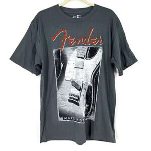 Fender Guitar Official Merch Fender Make History Graphic Tee Shirt Medium NWOT